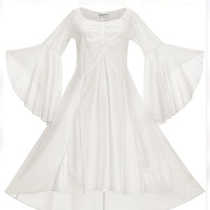 Tauriel Maxi Chemise Underdress In White